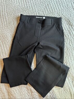 Betabrand Black Slim Pants S